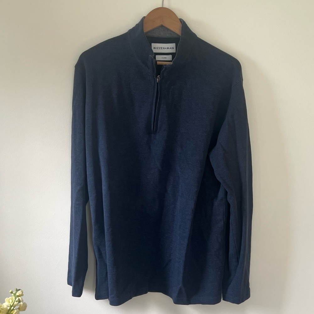 Mizzen & Main XL Dark Blue Pullover